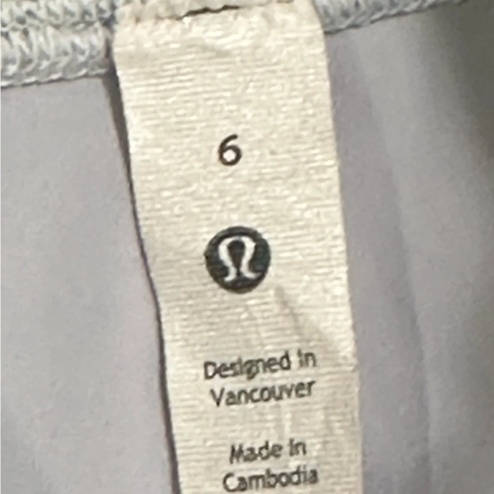 lululemon athletica. Gray & Lime Abstract Print Leggings